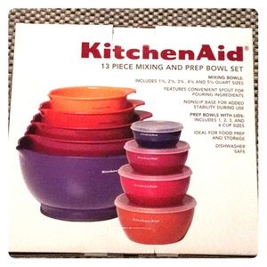 KitchenAid Mix & Prep bowl set. NWOT